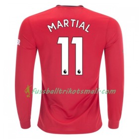 Fußballtrikots Manchester United Anthony Martial 11 2019-2020 Langarm Heimtrikotsatz kaufen